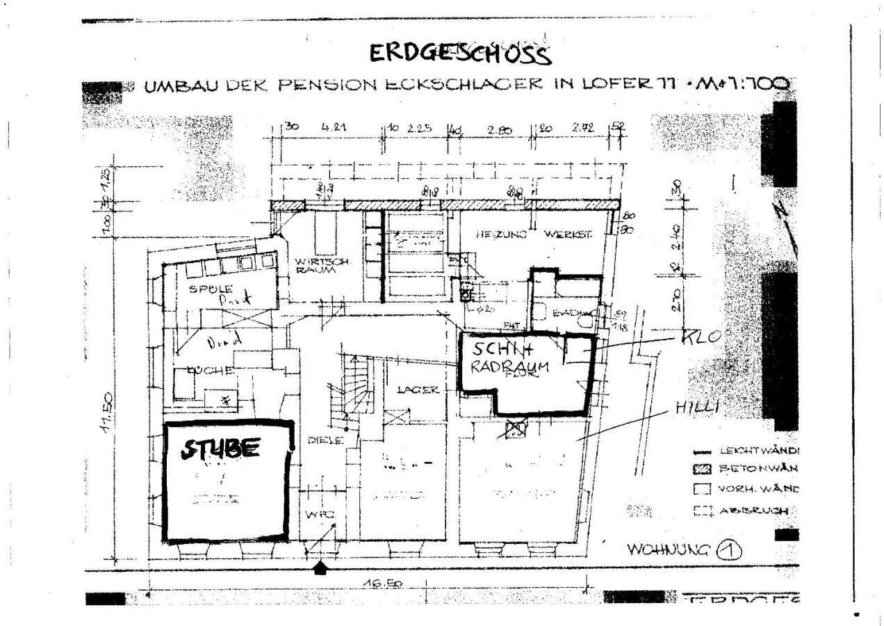 Pension Eckschlager Лофер Экстерьер фото